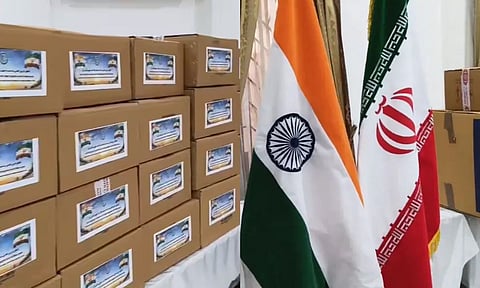 ஈரானுக்கு மருந்து பொருட்களை அனுப்பி உதவிய இந்தியா! | Iranwar