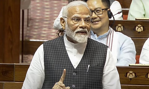 PM Modi | அரசியலில் முற்றுப்புள்ளி என்பதே கிடையாது..!- பாராளுமன்றத்தில் பிரதமர் மோடி பேச்சு