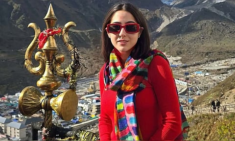 கேதார்நாத், பத்ரிநாத் கோவில்களுக்கு சாரா அலிகான் செல்ல தடை| Sara Ali Khan