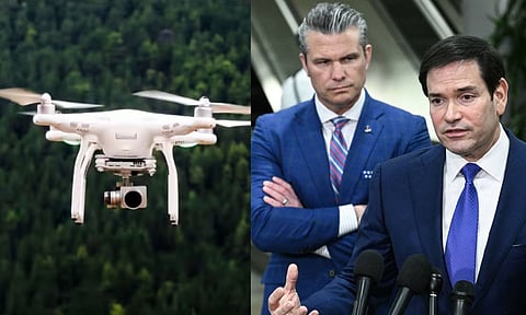 அமெரிக்க பாதுகாப்பு, வெளியுறவு செயலாளர்களுக்கு குறி?.. வீடுகள் மீது மர்ம டிரோன்கள் | Drone