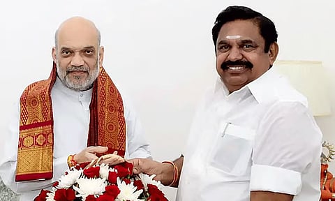 எடப்பாடி பழனிசாமி, அமித்ஷா