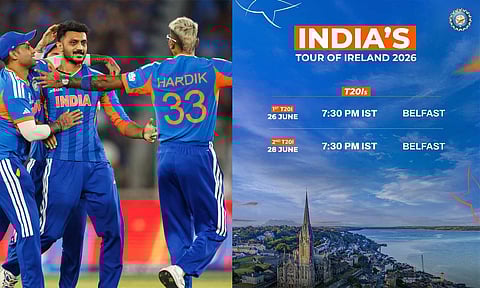INDIA'S TOUR OF IRELAND 2026