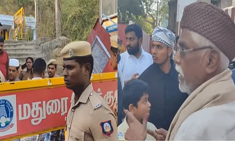 Ramzan | திருப்பரங்குன்றம் மலை மீதுள்ள சிக்கந்தர் தர்காவிற்கு சென்ற இஸ்லாமியர்கள் தடுத்து நிறுத்தம்