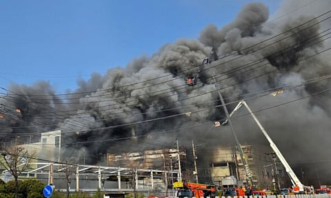 South korea: கார் பாகங்கள்  தொழிற்சாலையில் தீ விபத்து.. 14 பேர் பலி - பலர் காயம் 
