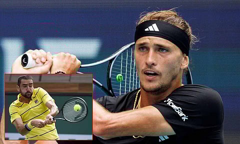 Miami Open: ஸ்வெரேவ், சிலிச், தியாபோ 3-வது சுற்றுக்கு முன்னேற்றம்