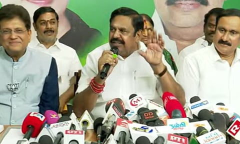 ‘இன்று இரவுக்குள் மற்ற கட்சிகளுக்கான தொகுதி எண்ணிக்கை வெளியாகும்’ - இபிஎஸ் அறிவிப்பு