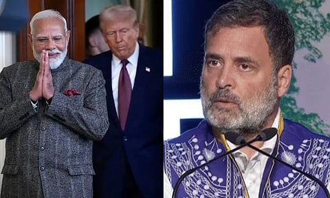 பிரதமர் மோடி 100 சதவீதம் டிரம்ப்பின் கட்டுப்பாட்டில் உள்ளார் - ராகுல் காந்தி | Rahul Gandhi 