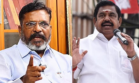 வேங்கைவயல் முதல் நாங்குநேரி பெரும்பத்து வரை... திருமாவளவனிடம் கேள்வி எழுப்பிய இ.பி.எஸ்.