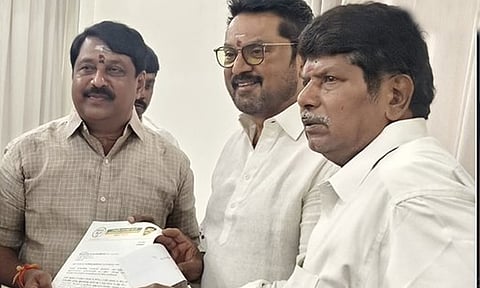 BJP | பொறுப்பு வழங்குக..! நயினார் நாகேந்திரனிடம் சரத்குமார் கோரிக்கை கடிதம்