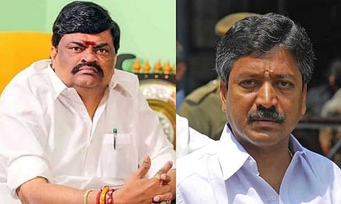 CV Shanmugam and KT Rajendra Balaji