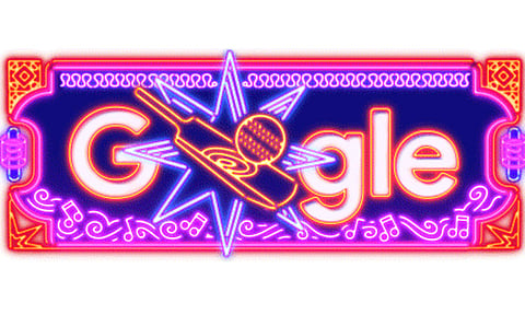 ஐ.பி.எல். தொடரை கவுரவிக்க டூடுல் வெளியிட்டது கூகுள்