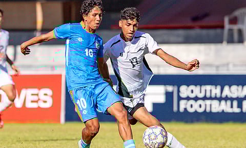 தெற்காசிய கால்பந்து சாம்பியன்ஷிப்: பாகிஸ்தானை பந்தாடிய இந்தியா