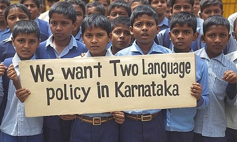 Two Language policy in Karnataka