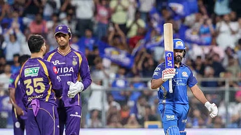 IPL 2026 MI vs KKR | முதல் போட்டியிலேயே 23 பந்தில் அரைசதம் விளாசிய ரோகித் சர்மா..!