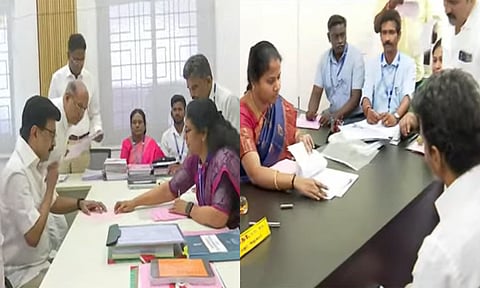 TN Assembly Election | ஒரே நேரத்தில் வேட்புமனு தாக்கல் செய்த மு.க.ஸ்டாலின் - விஜய்
