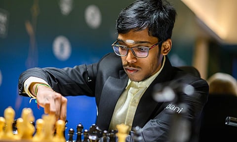 கேண்டிடேட்ஸ் செஸ் தொடர் : 2-வது சுற்றில் பிரக்ஞானந்தா டிரா