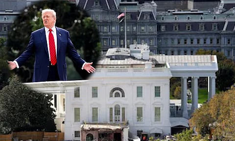 அமெரிக்காவில் வெள்ளை மாளிகையில் பிரமாண்ட அரங்கம் கட்ட தடை- டிரம்ப் கடும் ஆவேசம்