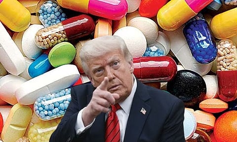 அமெரிக்காவில் இறக்குமதி செய்யப்படும் மருந்துகள் மீது 100 சதவீதம் வரி விதிப்பு - டிரம்ப் அதிரடி | Trump