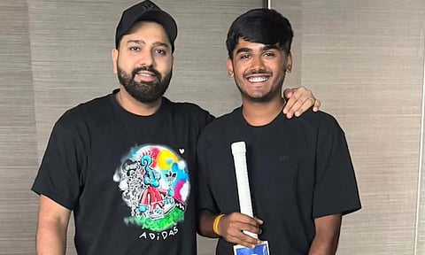 உங்களை சந்திக்க எங்கு வேண்டுமானாலும் வருவேன் - ரோகித் உடனான சந்திப்பு குறித்து சிஎஸ்கே வீரர் நெகிழ்ச்சி