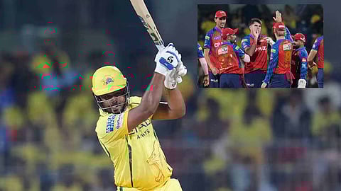 IPL 2026 | சி.எஸ்.கே.-வுக்காக சேப்பாக்கத்தில் முதல் போட்டி: 7 ரன்னில் ஏமாற்றம் அடைந்த சஞ்சு சாம்சன்