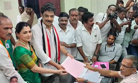 மதுரை மத்திய தொகுதியில் போட்டியிடும் சுந்தர்.சி வேட்பு மனு தாக்கல்