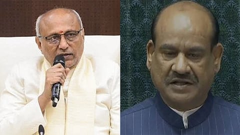 சி.பி.ராதாகிருஷ்ணன், ஓம் பிர்லா