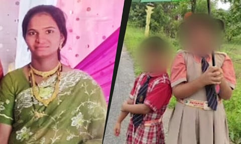 மூன்றாவது குழந்தையும் பெண் எனச் சந்தேகம்: கர்ப்பிணி மனைவி, 2 மகள்களை கொன்ற கணவன்