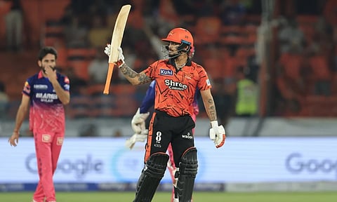 இஷான் அரைசதம்... ராஜஸ்தானுக்கு 217 ரன்களை இலக்காக நிர்ணயித்த ஹைதராபாத்!