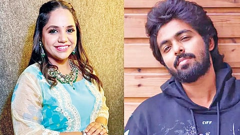 ஜி.வி.பிரகாஷ், சைந்தவி இணைந்து பாடிய காதல் பாடல்