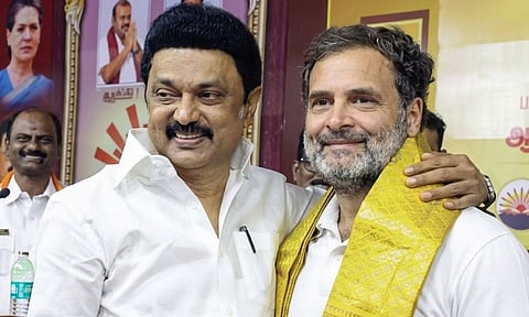 தொகுதி மறுவரையறை மசோதா: ராகுல் காந்தியுடன் முதலமைச்சர் மு.க.ஸ்டாலின் ஆலோசனை