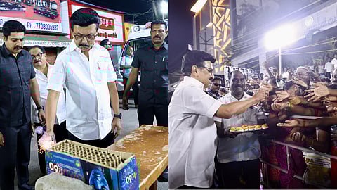 MK Stalin| மசோதா தோல்வி... வெடி வெடித்து, இனிப்பு வழங்கி கொண்டாடிய முதல்வர் மு.க. ஸ்டாலின்