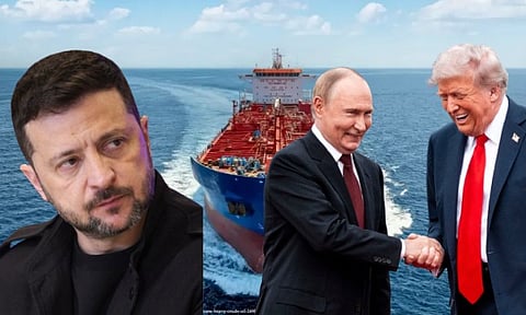 ரஷிய எண்ணெய்க்கு கிடைக்கும் ஒவ்வொரு டாலரும் உக்ரைன் மீதான தாக்குதலுக்கு தான் - தடை தளர்வுக்கு ஜெலன்ஸ்கி எதிர்ப்பு