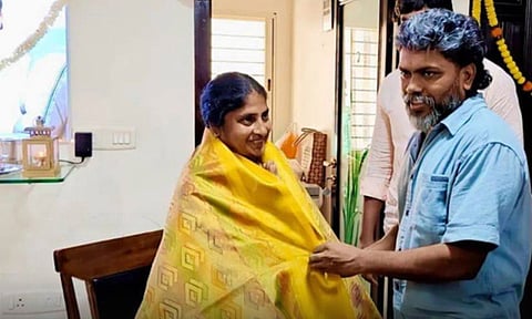 நெருங்கும் தேர்தல்..! பொற்கொடி ஆம்ஸ்ட்ராங் வெற்றி பெற நேரில் வாழ்த்திய இயக்குநர் பா.ரஞ்சித்