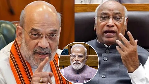 Amit Shah | "பயங்கரவாதி என்பதா? நாட்டிற்கே அவமானத்தை சேர்த்துள்ளார்..." கார்கேவை சாடிய அமித் ஷா