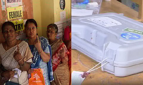 தமிழக சட்டசபை தேர்தல்: வாக்குப்பதிவு நிறைவு-  இயந்திரங்களுக்கு சீல்