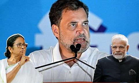 மேற்கு வங்கத்தில் பாஜக - காங்கிரஸ் இடையே தான் போட்டி.. மம்தா மீது ஒரு வழக்கு கூட போடாதது ஏன்? - ராகுல்