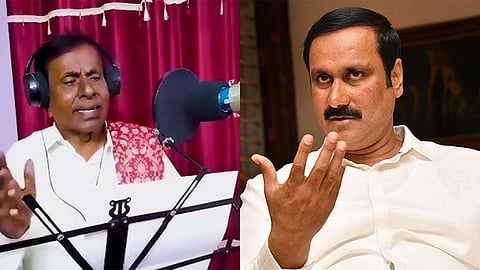 தமிழீழ விடுதலைப் பாடகர் தேனிசை செல்லப்பா மறைவு - அன்புமணி இரங்கல்