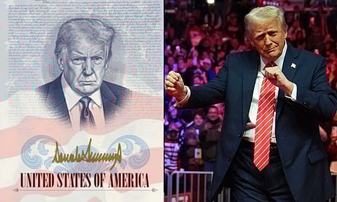 வரலாறு மாறுகிறது.. இனி அமெரிக்க பாஸ்போர்ட்-களில்  டிரம்ப் புகைப்படம்!