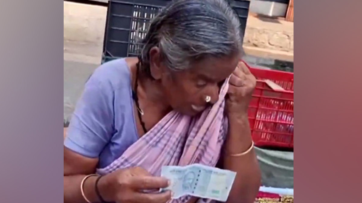 மாம்பழம் விற்பனையின் போது போலி 500 ரூபாய் கொடுத்து மூதாட்டியை ஏமாற்றிய பெண் 