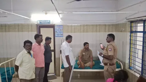 என்னிடமே கேட்கிறாயா... பேருந்தில் டிக்கெட் கேட்ட நடத்துனரை தாக்கிய கல்லூரி மாணவர்