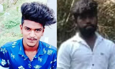 விபத்தில் பலியான மணிகண்டன், அருண்குமார்.