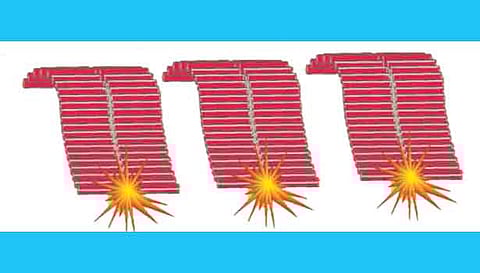 தடைசெய்யப்பட்ட சரவெடி பறிமுதல்