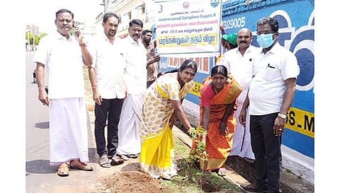 சுற்றுச்சூழல் தினத்தை முன்னிட்டு மரக்கன்றுகள் நடும் விழா
