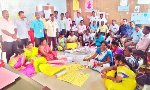 அரசு பள்ளி ஆசிரியர்களுக்கான “எண்ணும் எழுத்தும்” திட்ட பயிற்சி நடந்தது.