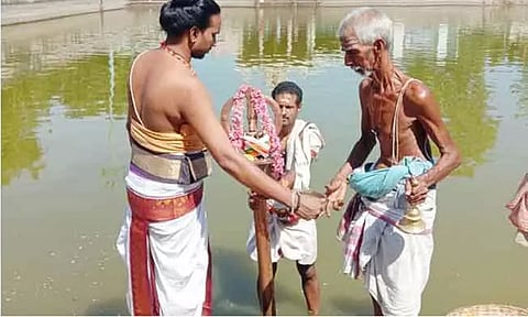 திருவெண்காடு சுவேதாரண்யேஸ்வரர் கோவிலில் முக்குள தீர்த்தவாரி