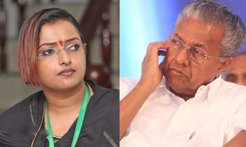 ஸ்வப்னா சுரேஷ் - பினராயி விஜயன்