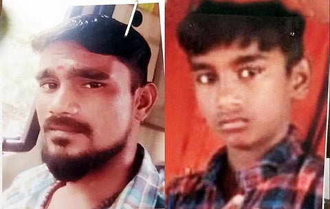 கொலை செய்யப்பட்ட  மணிகண்டன், சபரீஸ்வரன்.