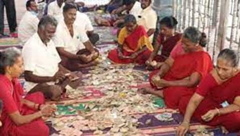 விராலிமலை முருகன் கோவிலில் உண்டியல் காணிக்கை மூலம் ரூ.15.48 லட்சம்