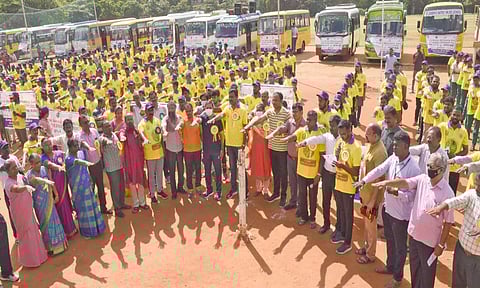 கன்னியாகுமரி மாவட்டத்தில் 21 பகுதிகளில் விழிப்புணர்வு ஜோதி ஓட்டம்