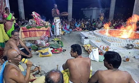 அமாவாசையையொட்டி மகா பிரத்தியங்கராதேவி பூஜை